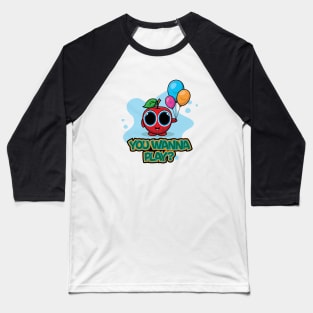 Wanna play with this cute apple? Baseball T-Shirt